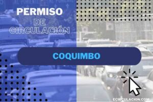 Permiso de circulación en Coquimbo