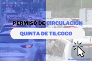 Permiso de circulación en Quinta de Tilcoco